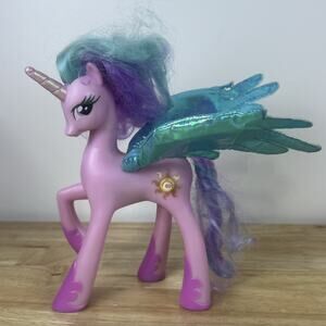 My Little Pony FiM Talking Princess Celestia - Pink - Light Up 8" Works